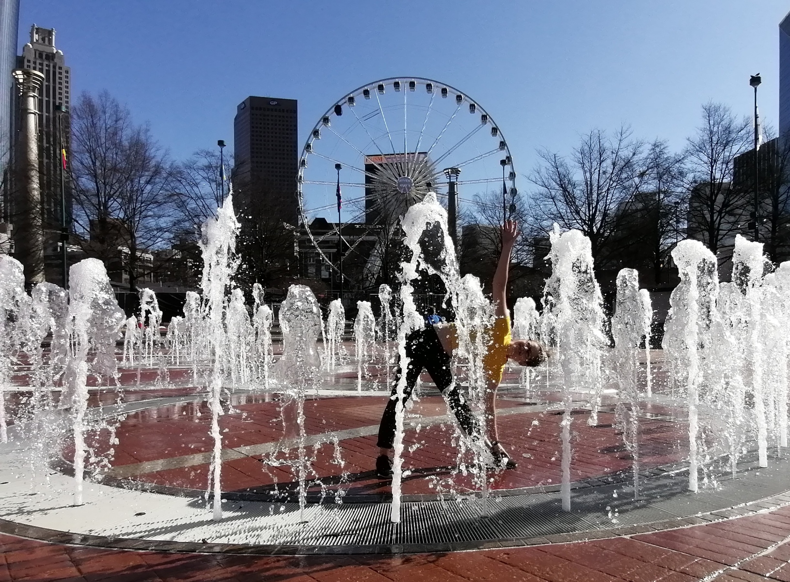 Wasserspiele im Olympic Park