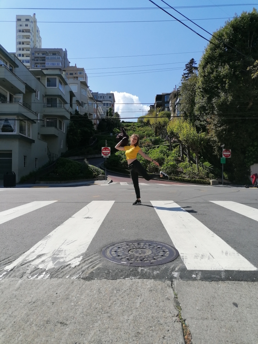 Schöne Kurven  an der Lombard Street