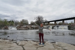 Deshalb heißt die Stadt Sioux Falls - Wasserfälle!