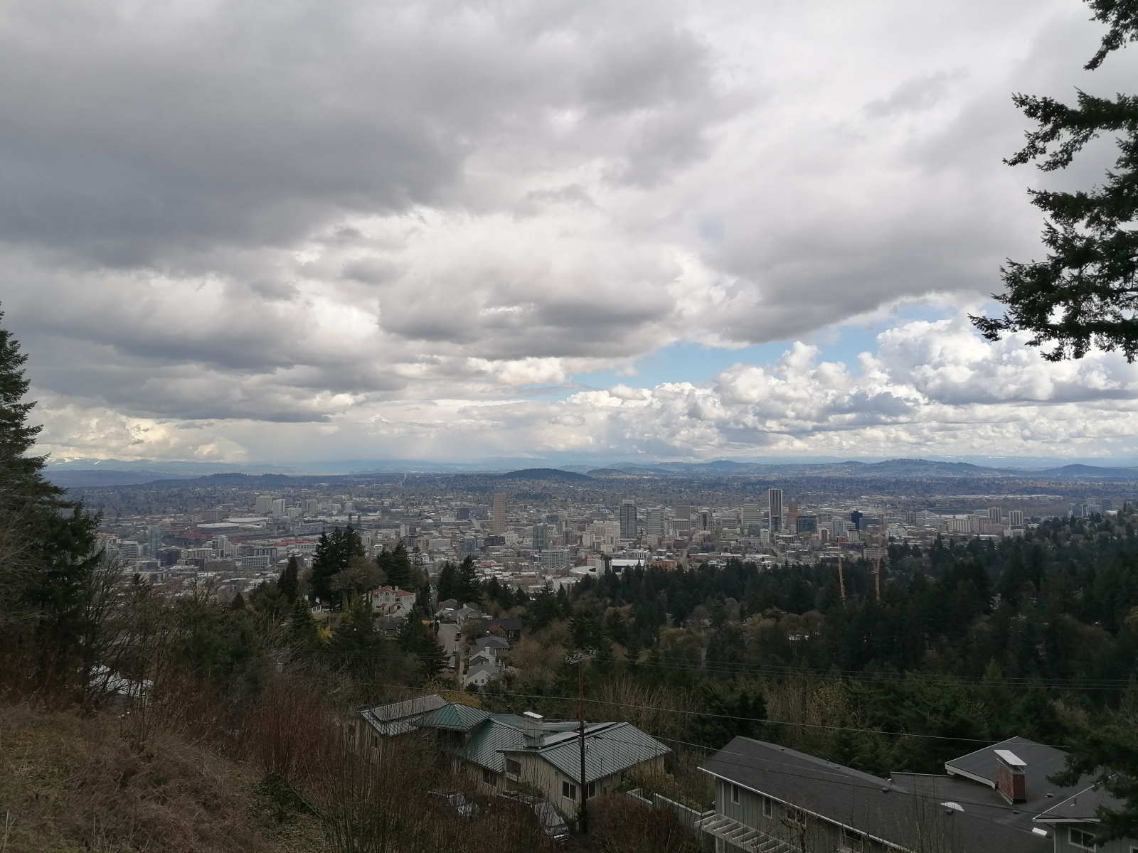Blick über Portland